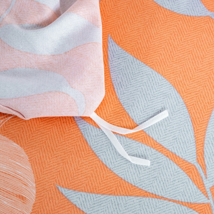 91家纺网 家纺一手货源 找家纺 威布斯家居 2025年9月更新全棉磨毛四件套 D花开曼舞-桔