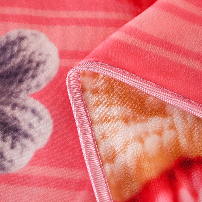 91家纺网 家纺一手货源 找家纺 雨洋家纺 2025新款学生季加厚保暖牛奶绒金貂绒婴儿宝宝学生三件套 毛线熊