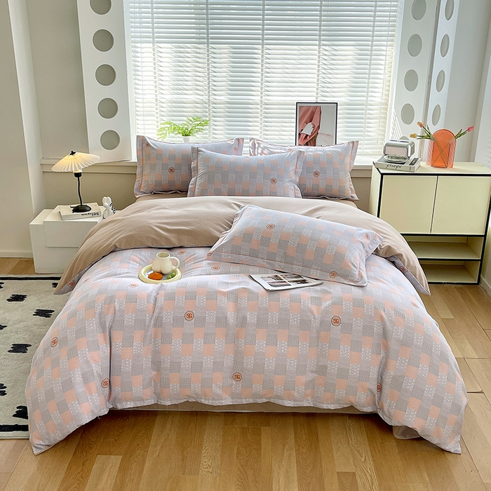 威布斯家居 2025年9月更新全棉磨毛四件套 阿拉斯加 灰