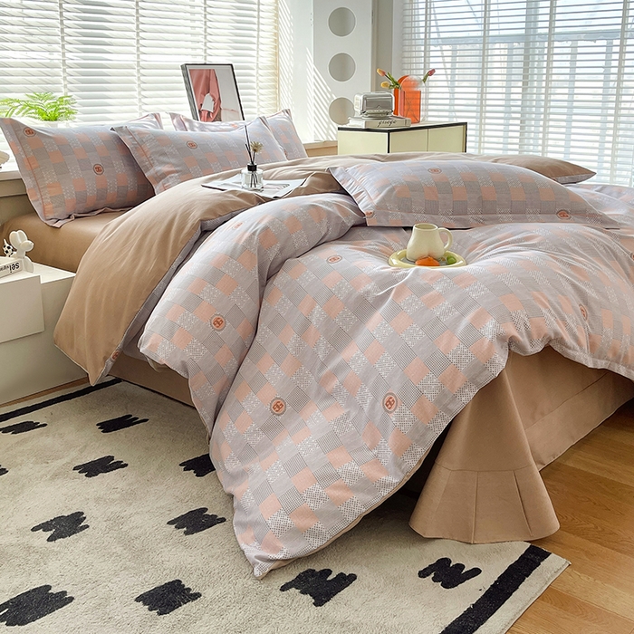 91家纺网 家纺一手货源 找家纺 威布斯家居 2025年9月更新全棉磨毛四件套 阿拉斯加 灰