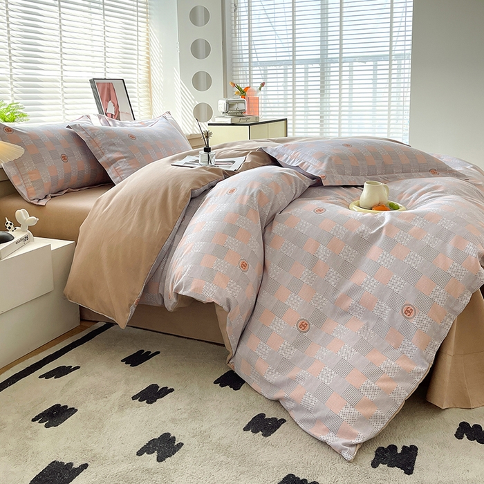 91家纺网 家纺一手货源 找家纺 威布斯家居 2025年9月更新全棉磨毛四件套 阿拉斯加 灰