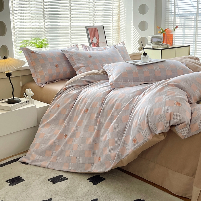 91家纺网 家纺一手货源 找家纺 威布斯家居 2025年9月更新全棉磨毛四件套 阿拉斯加 灰