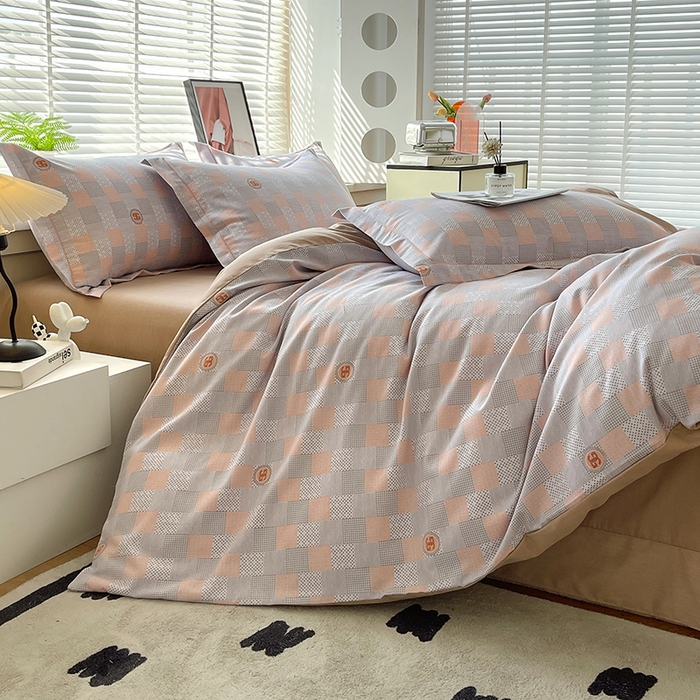 91家纺网 家纺一手货源 找家纺 威布斯家居 2025年9月更新全棉磨毛四件套 阿拉斯加 灰