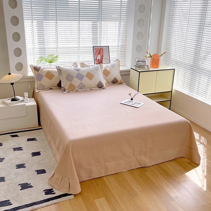 91家纺网 家纺一手货源 找家纺 威布斯家居 2025年9月更新全棉磨毛四件套 比利时 桔