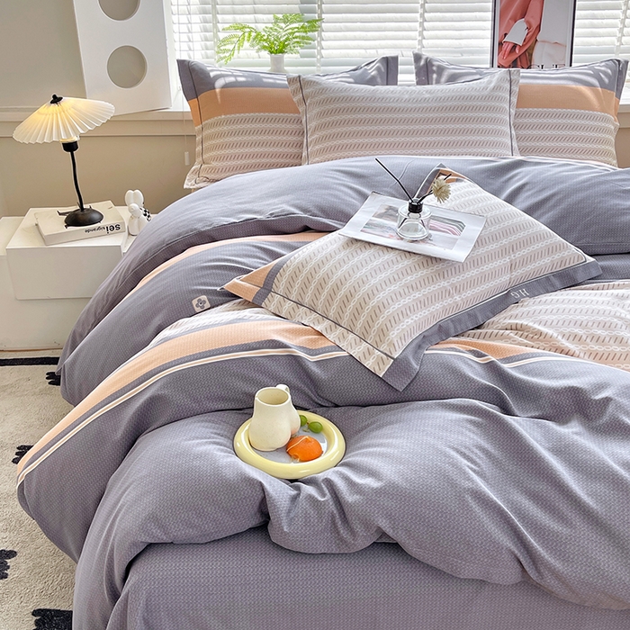 91家纺网 家纺一手货源 找家纺 威布斯家居 2025年9月更新全棉磨毛四件套 凡希 蓝