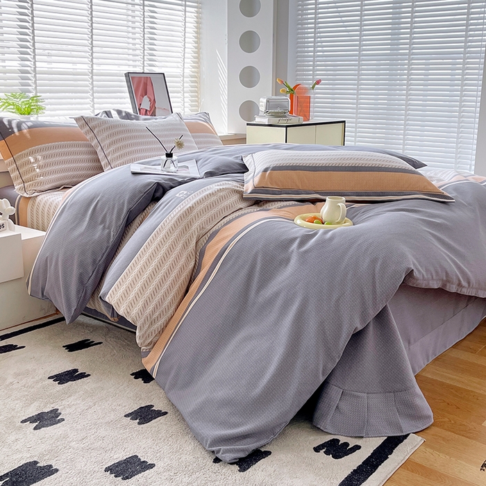 91家纺网 家纺一手货源 找家纺 威布斯家居 2025年9月更新全棉磨毛四件套 凡希 蓝