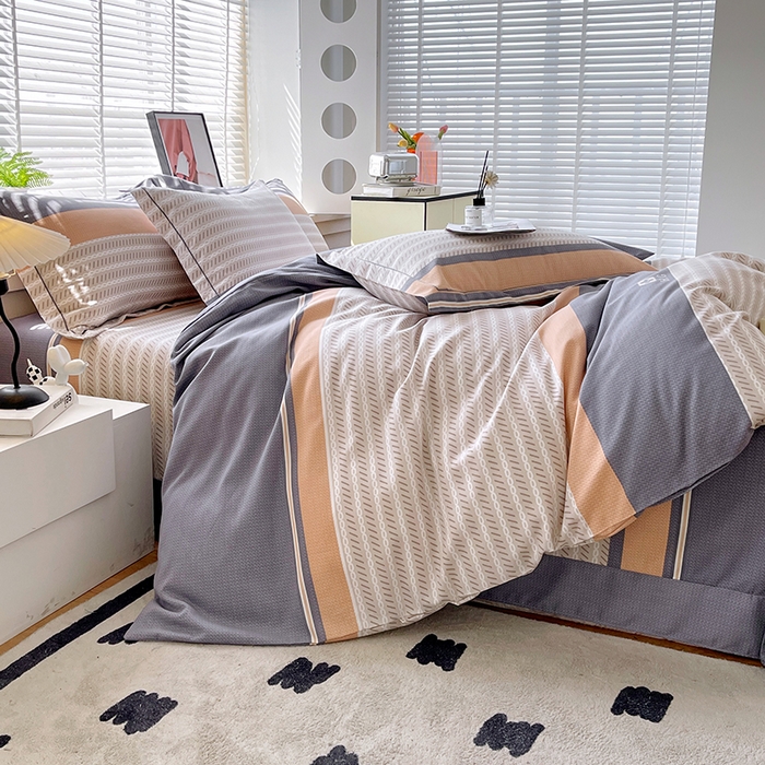 91家纺网 家纺一手货源 找家纺 威布斯家居 2025年9月更新全棉磨毛四件套 凡希 蓝