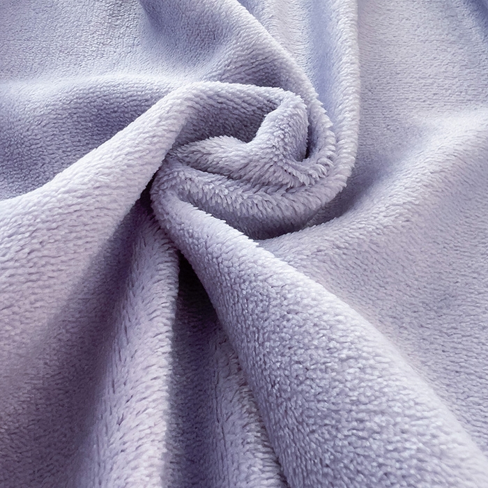 91家纺网 家纺一手货源 找家纺 芷凡家纺 2025新款A类牛奶绒纯色条纹格子床单 牛奶绒床单-奶紫