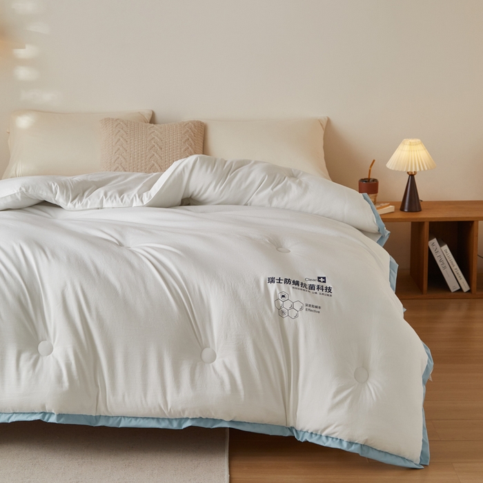 91家纺网 家纺一手货源 找家纺 （总）大彩家居 2025新款7A级智能抗菌超柔纤维被被子被芯