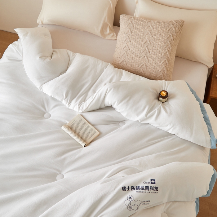 91家纺网 家纺一手货源 找家纺 （总）大彩家居 2025新款7A级智能抗菌超柔纤维被被子被芯