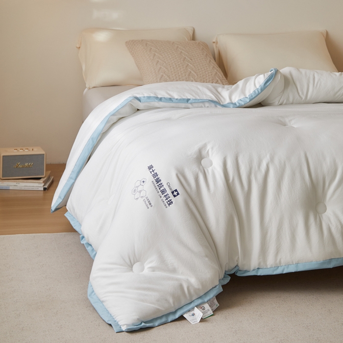 91家纺网 家纺一手货源 找家纺 （总）大彩家居 2025新款7A级智能抗菌超柔纤维被被子被芯