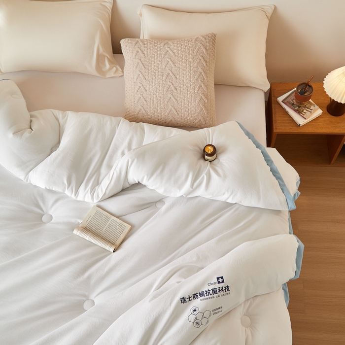 91家纺网 家纺一手货源 找家纺 （总）大彩家居 2025新款7A级智能抗菌超柔纤维被被子被芯