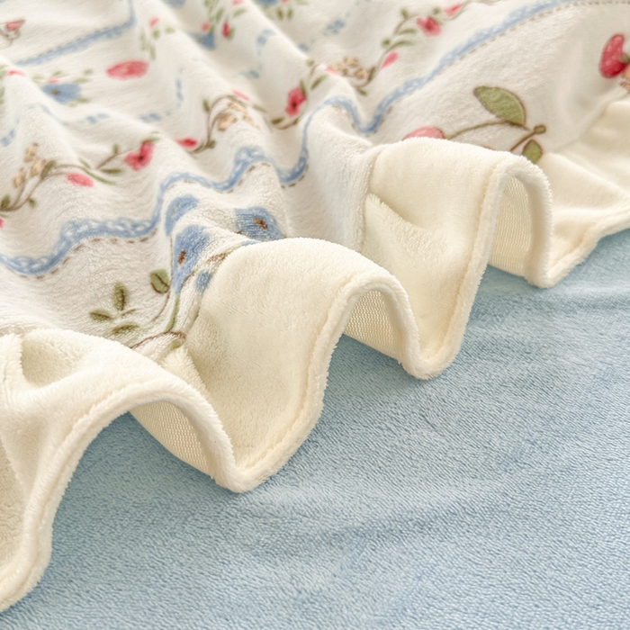 91家纺网 家纺一手货源 找家纺 懒猫家纺 2025新款韩版牛奶绒四件套 花园小兔