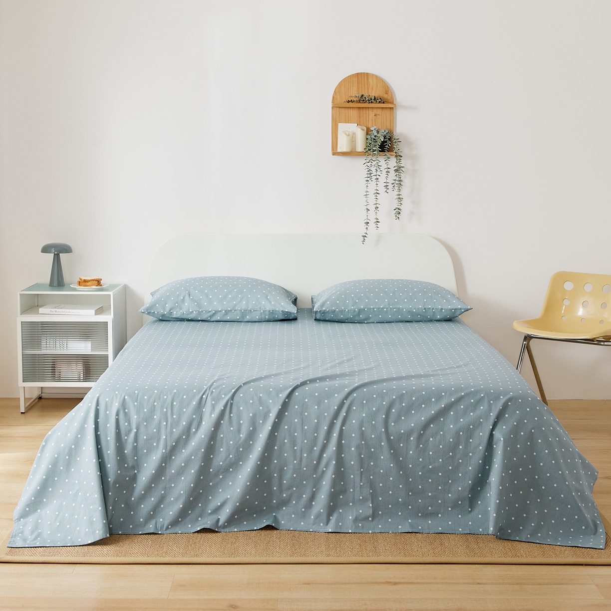 91家纺网 家纺一手货源 找家纺 （总）EH家居 2025新款全棉小清新印花单床单-织光系列