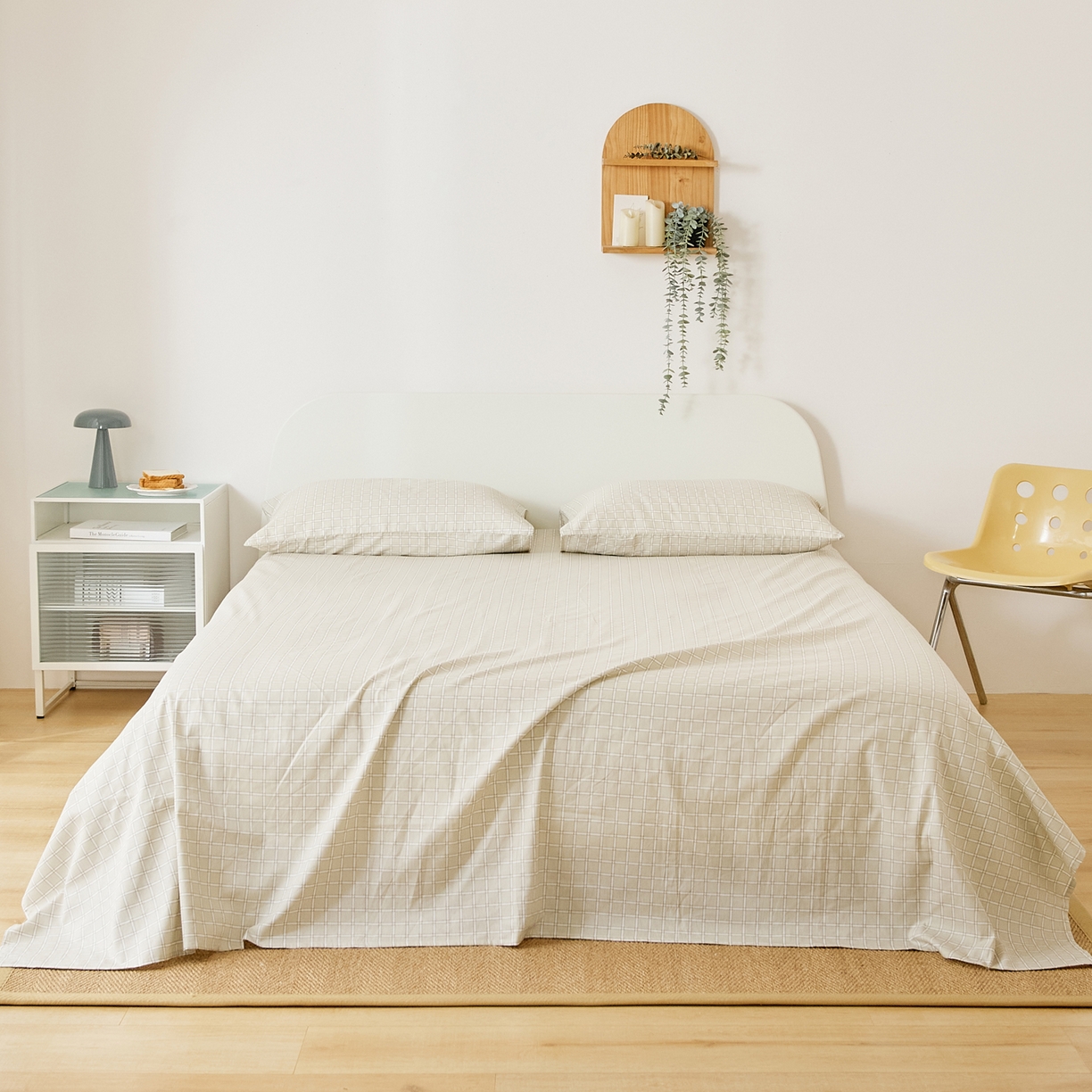 91家纺网 家纺一手货源 找家纺 （总）EH家居 2025新款全棉小清新印花单床单-织光系列