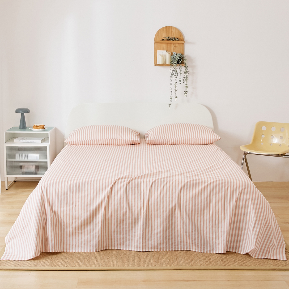 91家纺网 家纺一手货源 找家纺 （总）EH家居 2025新款全棉小清新印花单床单-织光系列