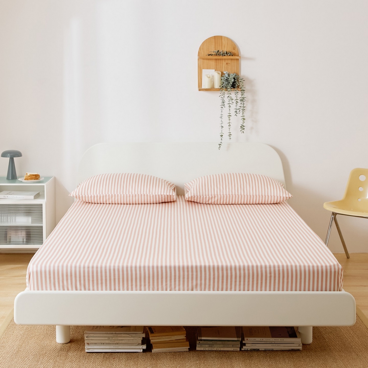 91家纺网 家纺一手货源 找家纺 （总）EH家居 2025新款全棉小清新印花单床笠-织光系列