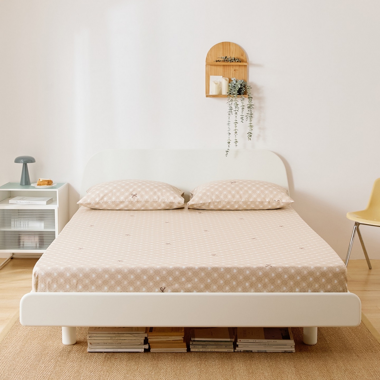 91家纺网 家纺一手货源 找家纺 （总）EH家居 2025新款全棉小清新印花单床笠-织光系列