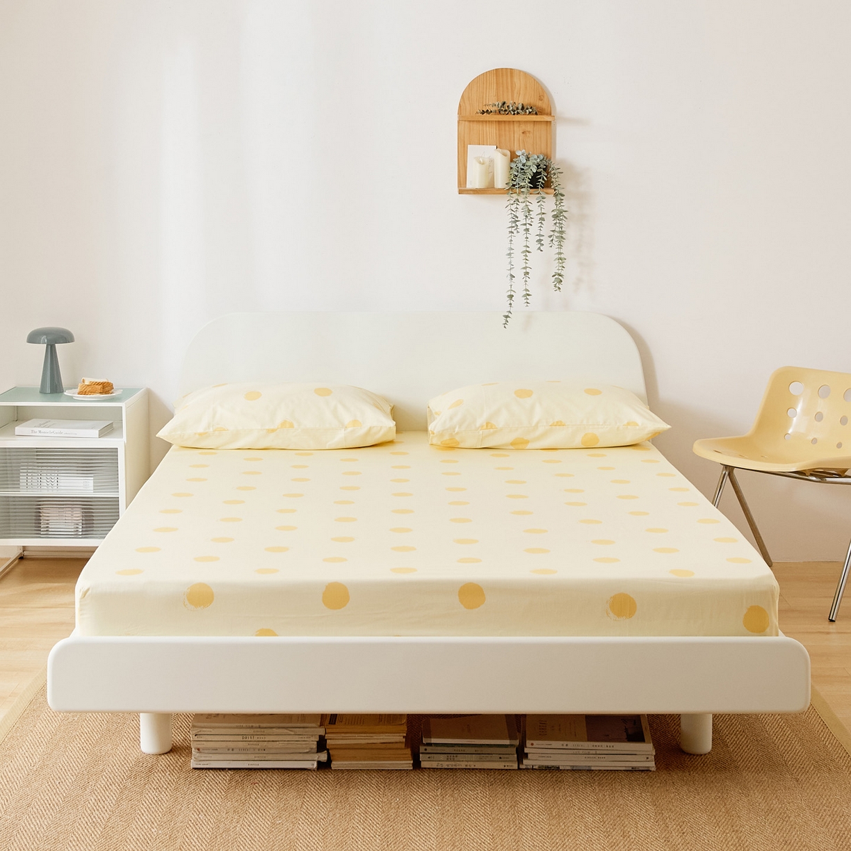 91家纺网 家纺一手货源 找家纺 （总）EH家居 2025新款全棉小清新印花单床笠-织光系列