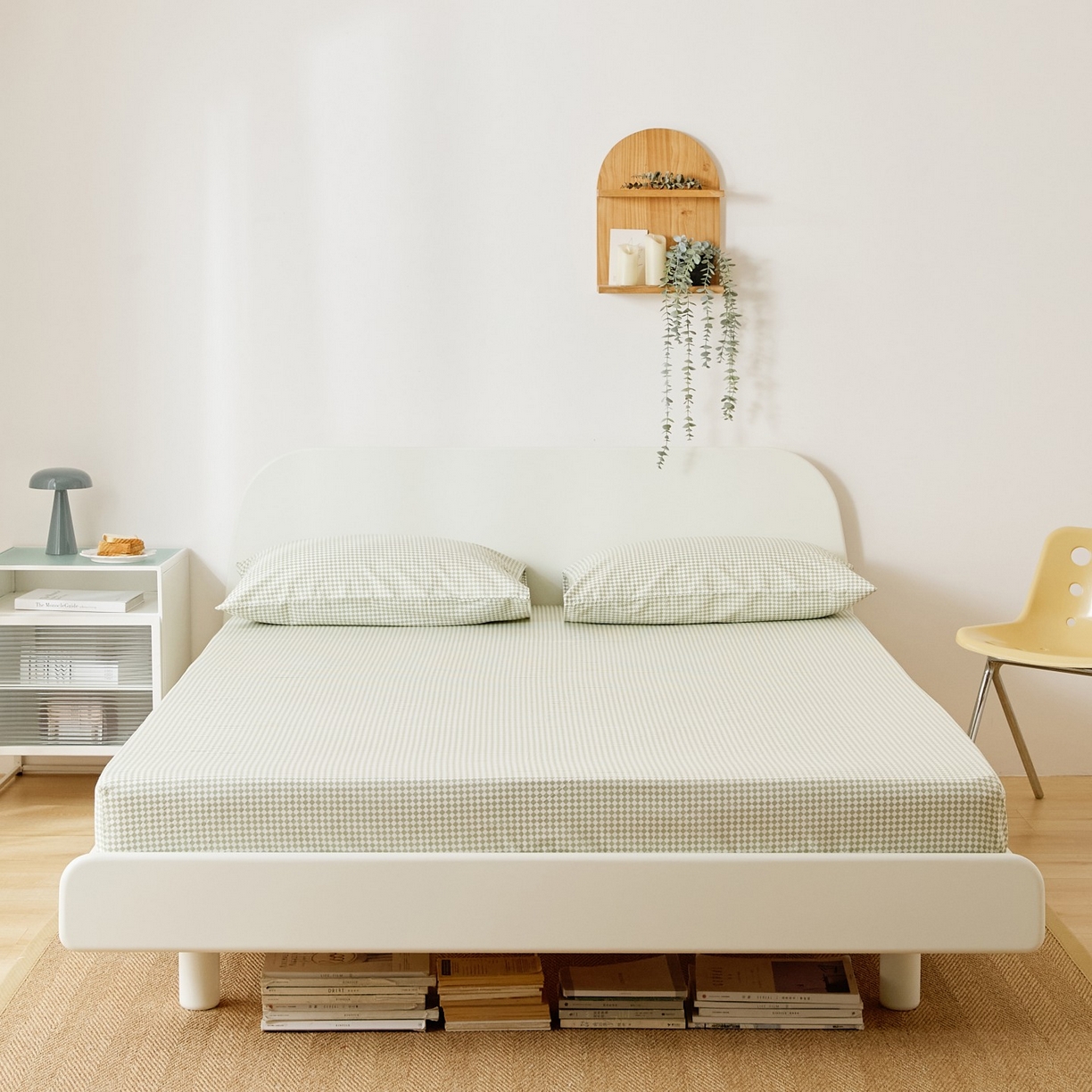 91家纺网 家纺一手货源 找家纺 （总）EH家居 2025新款全棉小清新印花单床笠-织光系列