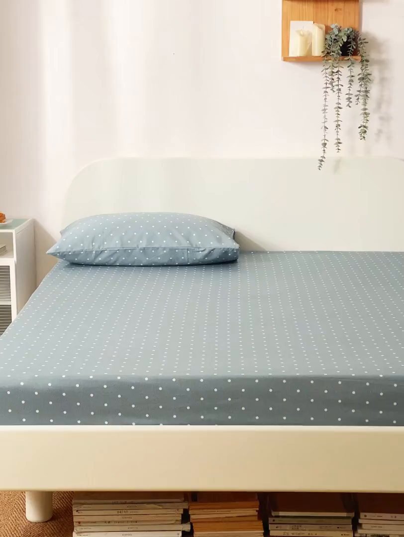 91家纺网 家纺一手货源 找家纺 （总）EH家居 2025新款全棉小清新印花单床笠-织光系列