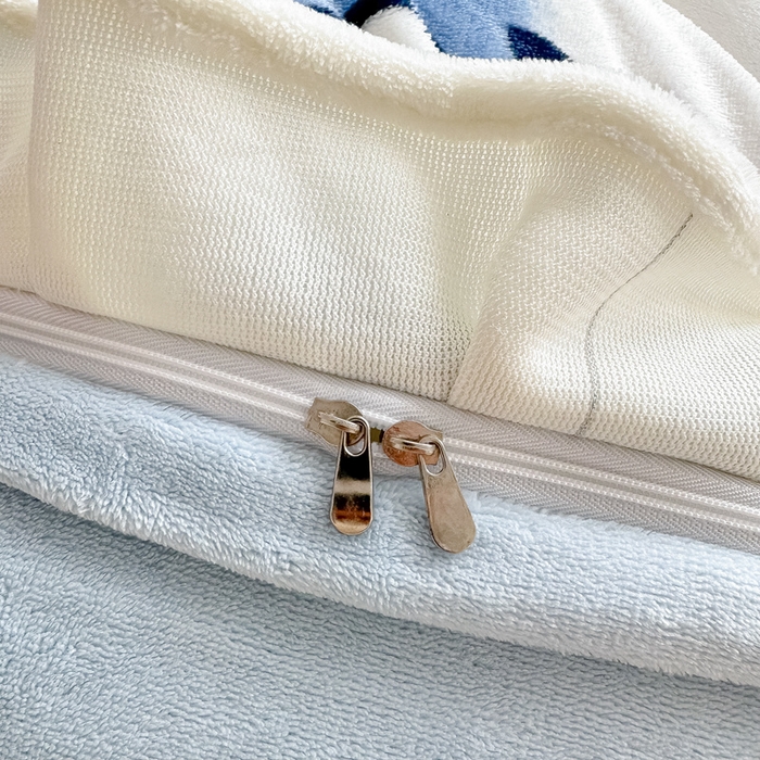 91家纺网 家纺一手货源 找家纺 懒猫家纺 2025新款韩版牛奶绒四件套 可爱熊