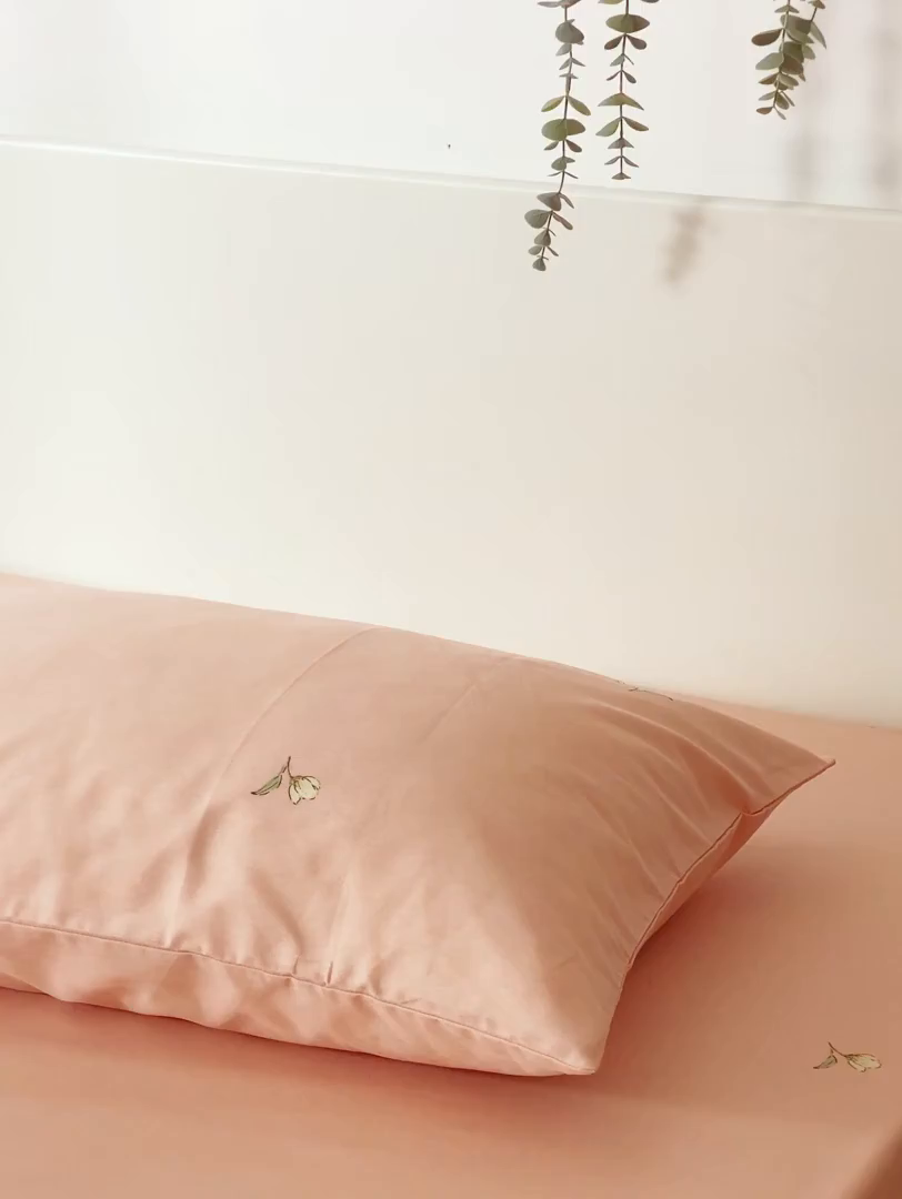 91家纺网 家纺一手货源 找家纺 （总）EH家居 2025新款全棉小清新印花单枕套-织光系列