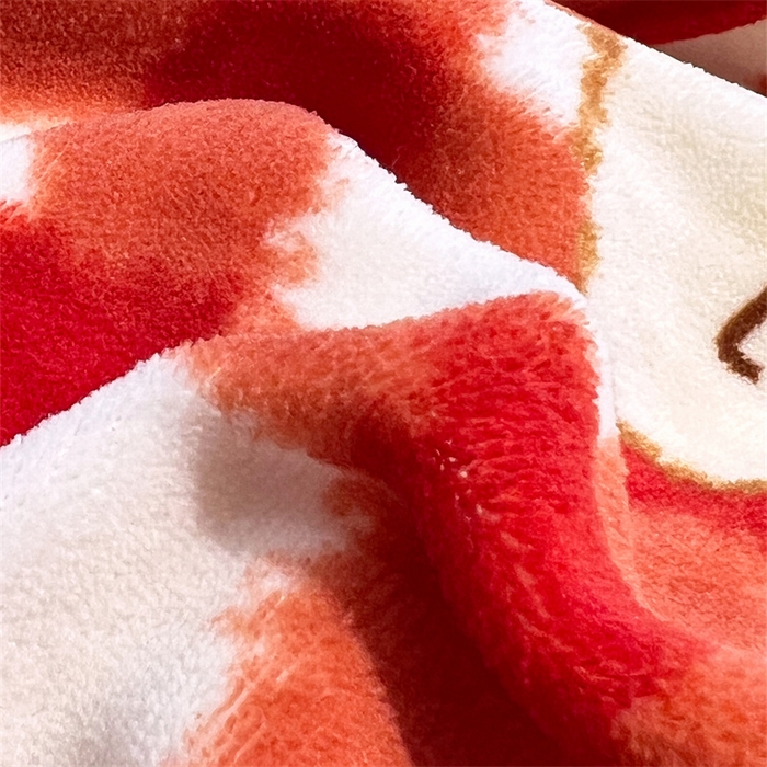 91家纺网 家纺一手货源 找家纺 佰亿莱 2025直播新款印花小清新法莱绒牛奶绒四件套番茄熊