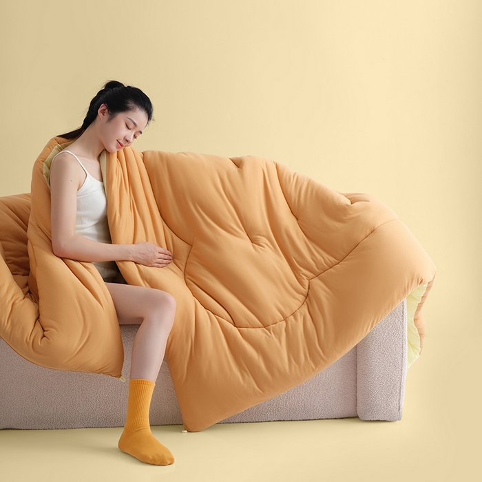 91家纺网 家纺一手货源 找家纺 （总）苏秦家纺 2025新款7A抗菌奶油小熊被被子被芯