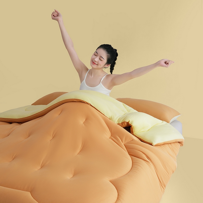 91家纺网 家纺一手货源 找家纺 （总）苏秦家纺 2025新款7A抗菌奶油小熊被被子被芯