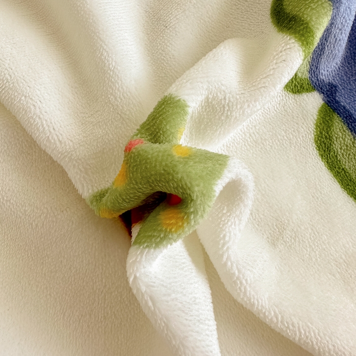 91家纺网 家纺一手货源 找家纺 懒猫家纺 2025新款韩版牛奶绒四件套 泡泡恐龙