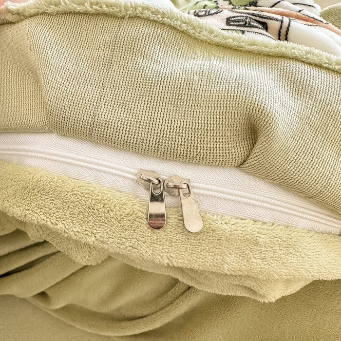 91家纺网 家纺一手货源 找家纺 懒猫家纺 2025新款韩版牛奶绒四件套 森林树屋