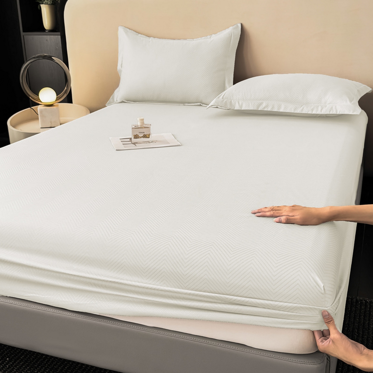 91家纺网 家纺一手货源 找家纺 （总）露梦家纺 2025外贸内销跨境电商亚马逊速卖通磨毛单床笠三件套欧美尺寸多多跨境平台TEMU SHEIN笠高30