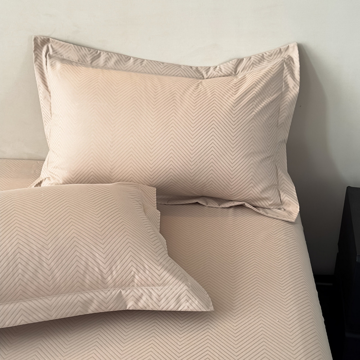 91家纺网 家纺一手货源 找家纺 露梦家纺 2025外贸内销跨境电商亚马逊速卖通磨毛单床笠三件套欧美尺寸多多跨境平台TEMU SHEIN笠高30 波纹-卡其