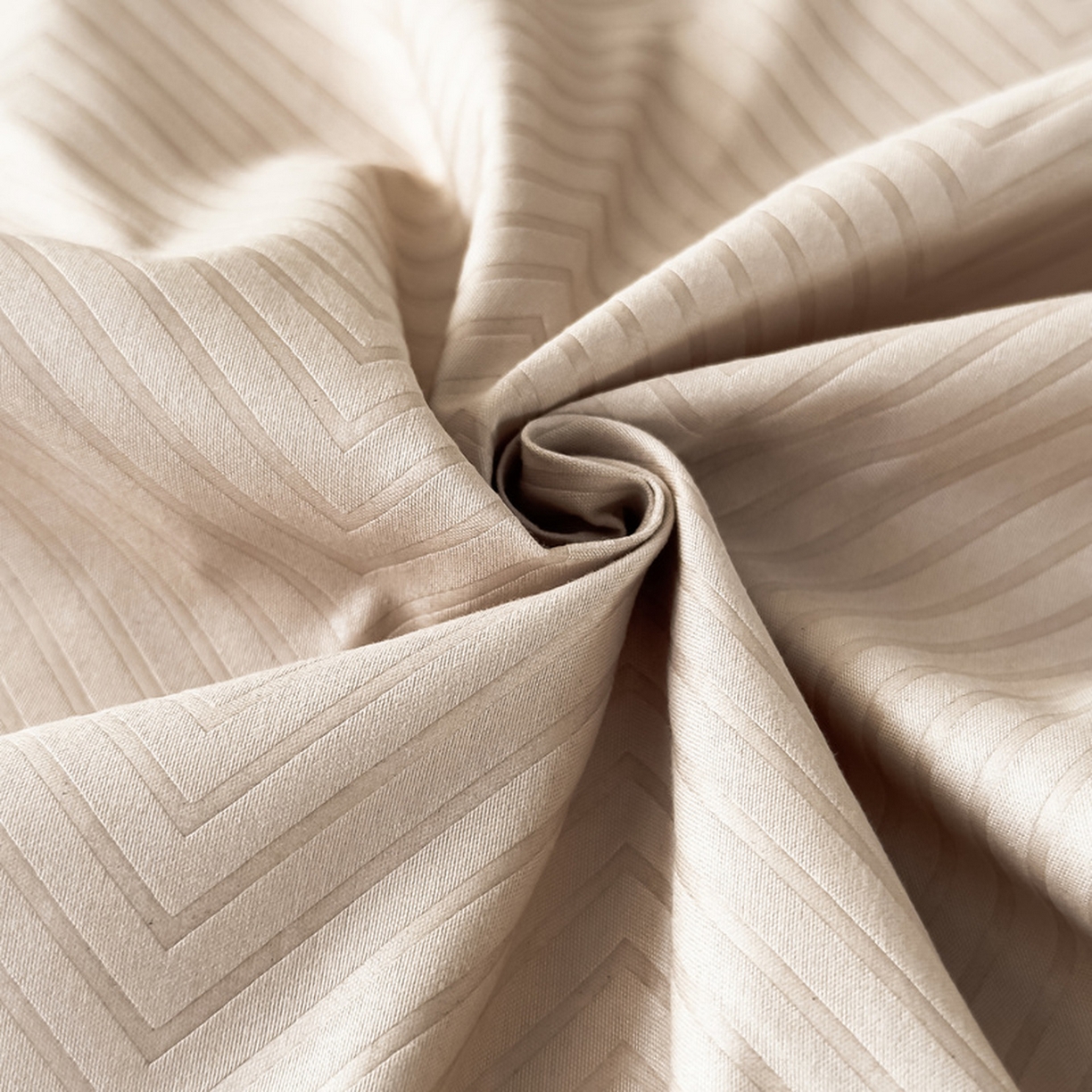 91家纺网 家纺一手货源 找家纺 露梦家纺 2025外贸内销跨境电商亚马逊速卖通磨毛单床笠三件套欧美尺寸多多跨境平台TEMU SHEIN笠高30 波纹-卡其