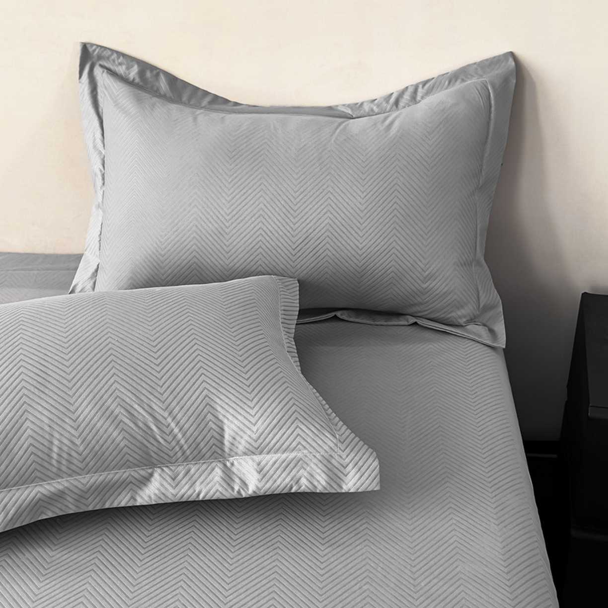 91家纺网 家纺一手货源 找家纺 露梦家纺 2025外贸内销跨境电商亚马逊速卖通磨毛单床笠三件套欧美尺寸多多跨境平台TEMU SHEIN笠高30 波纹-浅灰