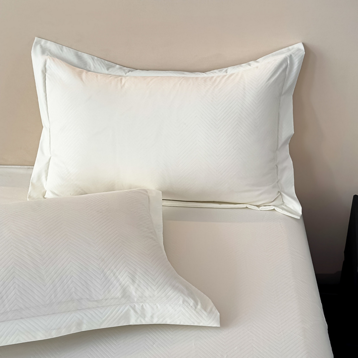 91家纺网 家纺一手货源 找家纺 露梦家纺 2025外贸内销跨境电商亚马逊速卖通磨毛单床笠三件套欧美尺寸多多跨境平台TEMU SHEIN笠高30 波纹-本白