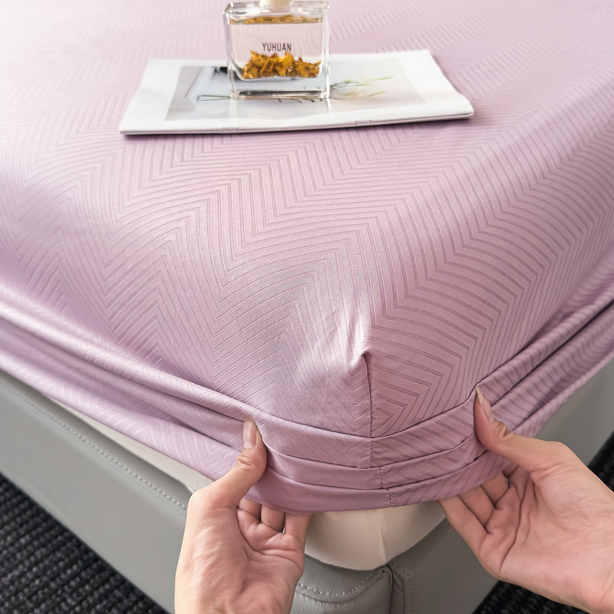 91家纺网 家纺一手货源 找家纺 （总）露梦家纺 2025外贸内销跨境电商亚马逊速卖通磨毛单床笠三件套欧美尺寸多多跨境平台TEMU SHEIN笠高30