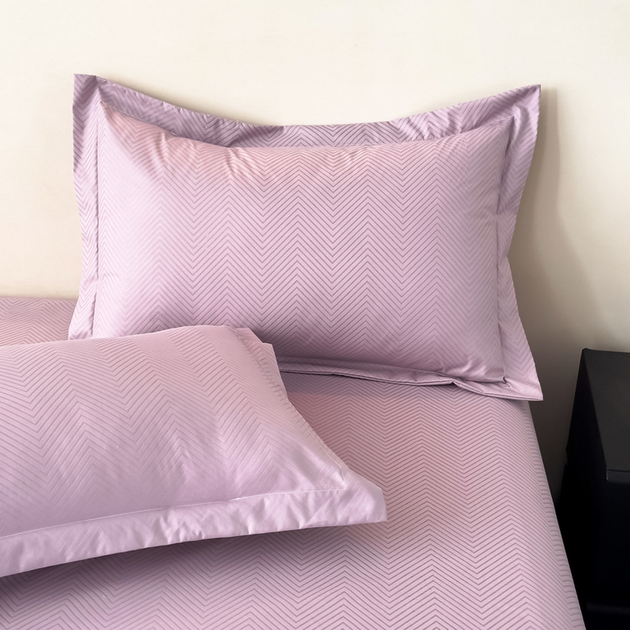 91家纺网 家纺一手货源 找家纺 露梦家纺 2025外贸内销跨境电商亚马逊速卖通磨毛单床笠三件套欧美尺寸多多跨境平台TEMU SHEIN笠高30 波纹-紫色