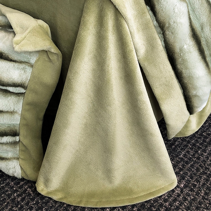 91家纺网 家纺一手货源 找家纺 （总）懒猫家纺 2025新款兔毛绒拼角四件套-赫拉