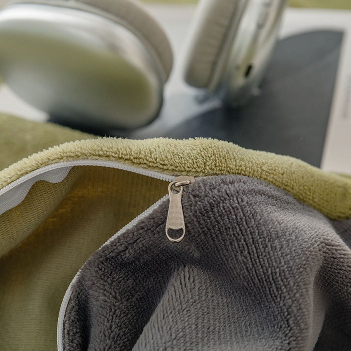 91家纺网 家纺一手货源 找家纺 （总）大元 2025新款A类高克重素色双拼牛奶绒四件套