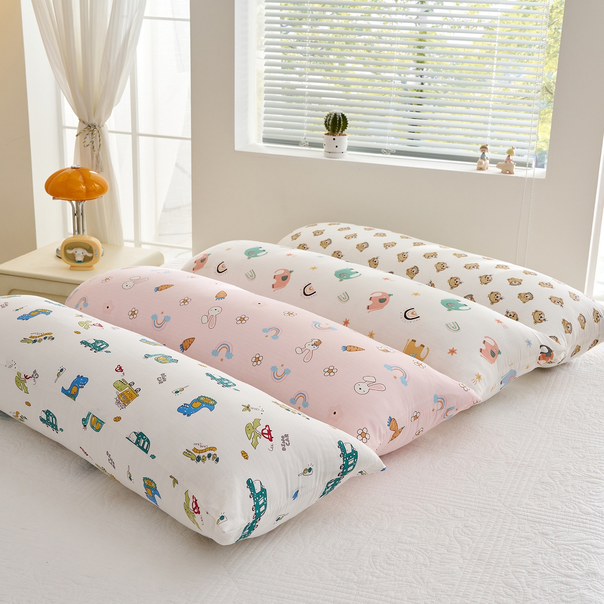 （总）乐可 2025新款全棉纯棉双层纱抱枕