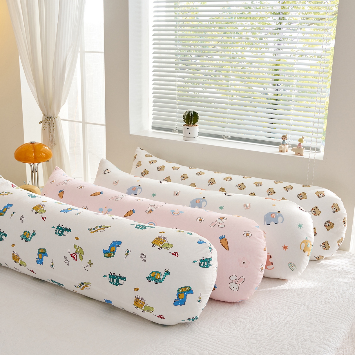 91家纺网 家纺一手货源 找家纺 （总）乐可 2025新款全棉纯棉双层纱抱枕