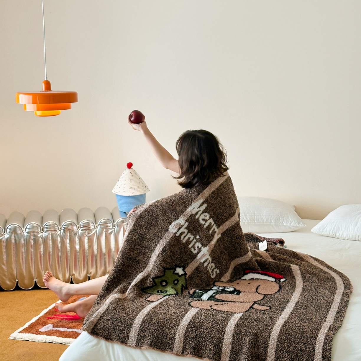 91家纺网 家纺一手货源 找家纺 觅糖家纺 2025新款卡通半边绒毛毯毯子系列 礼物狗