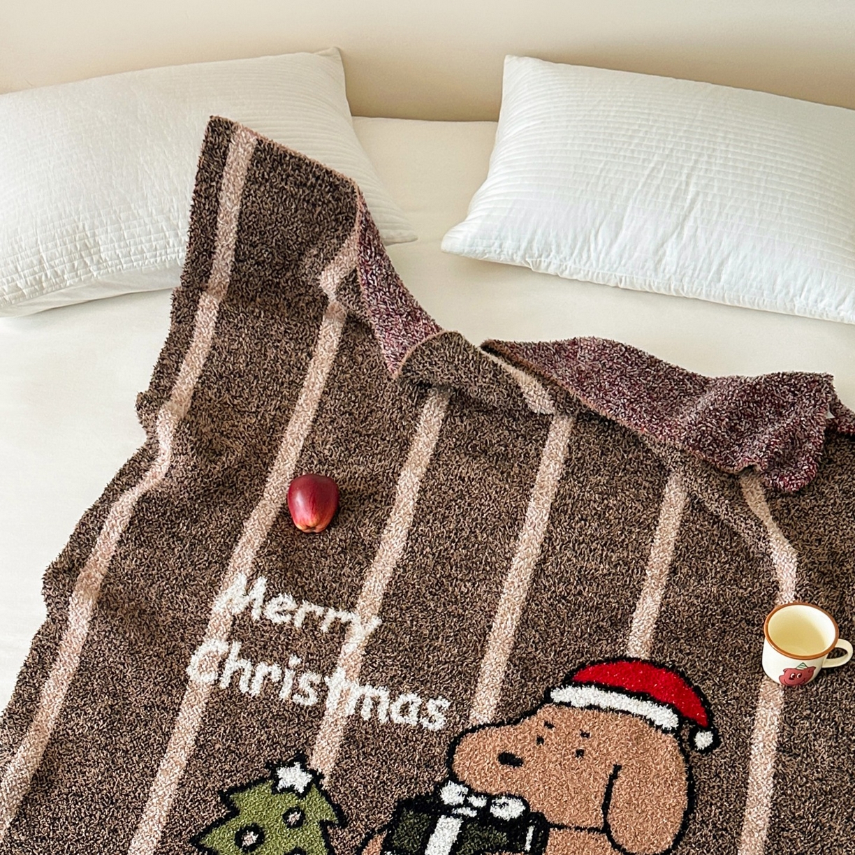 91家纺网 家纺一手货源 找家纺 觅糖家纺 2025新款卡通半边绒毛毯毯子系列 礼物狗