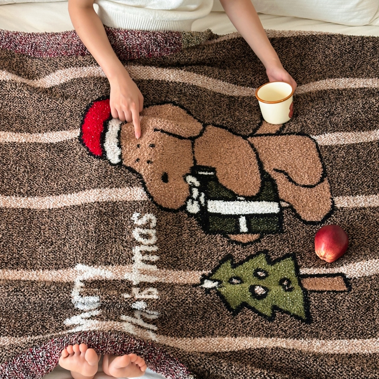 91家纺网 家纺一手货源 找家纺 觅糖家纺 2025新款卡通半边绒毛毯毯子系列 礼物狗