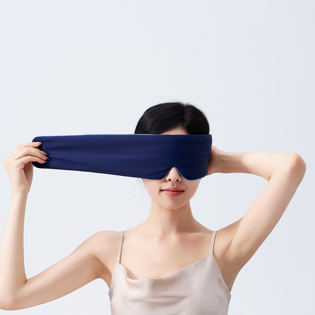 91家纺网 家纺一手货源 找家纺 乐可 2025新款全覆盖式深睡眼罩 深睡眼罩 11x72cm【单只】