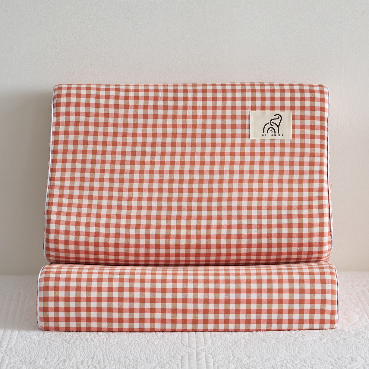 91家纺网 家纺一手货源 找家纺 乐可 2025新款全棉纯棉水洗棉乳胶枕护颈枕平面颗粒成人学生枕头枕芯 水洗棉乳胶枕-粉色【学生】