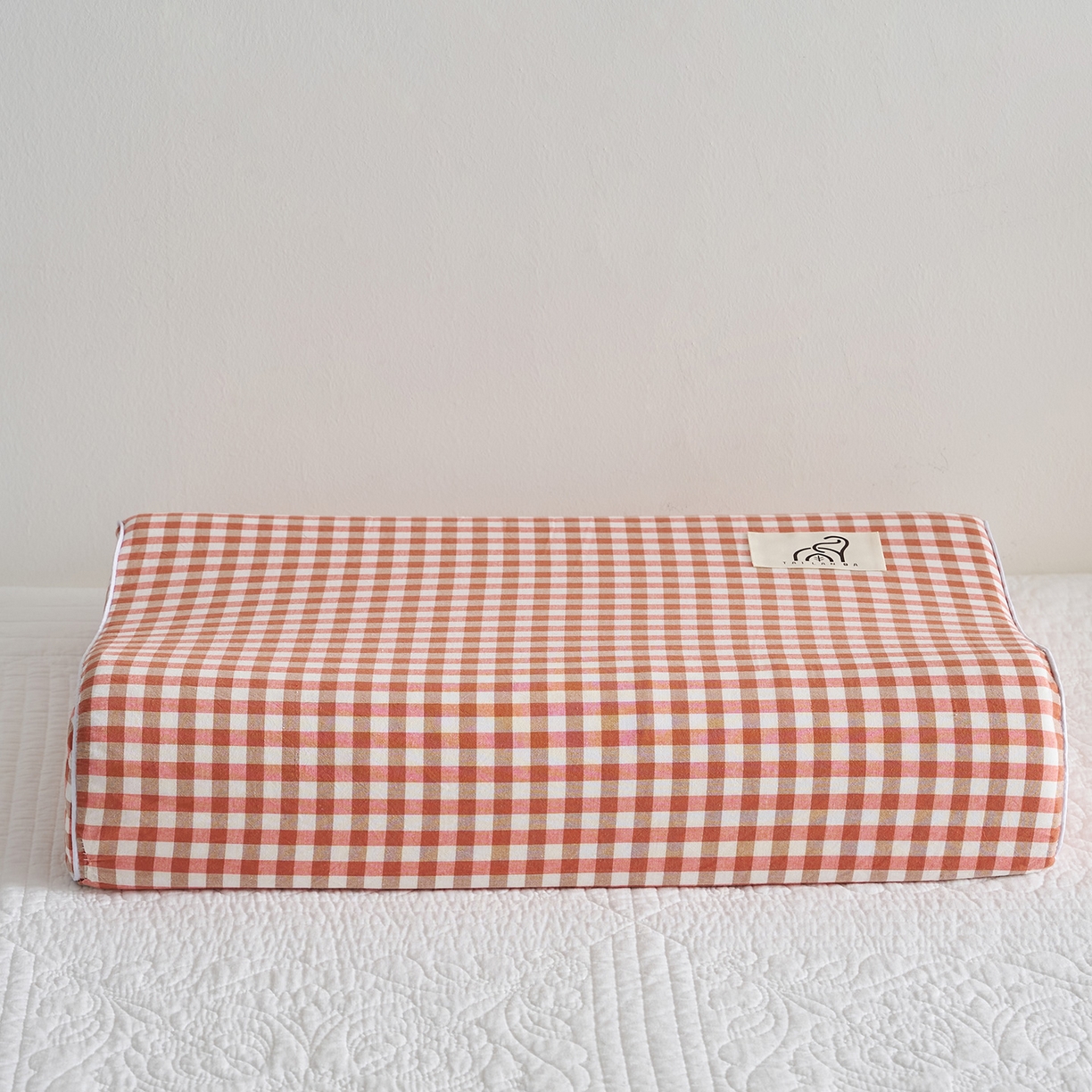 91家纺网 家纺一手货源 找家纺 乐可 2025新款全棉纯棉水洗棉乳胶枕护颈枕平面颗粒成人学生枕头枕芯 水洗棉乳胶枕-粉色【学生】