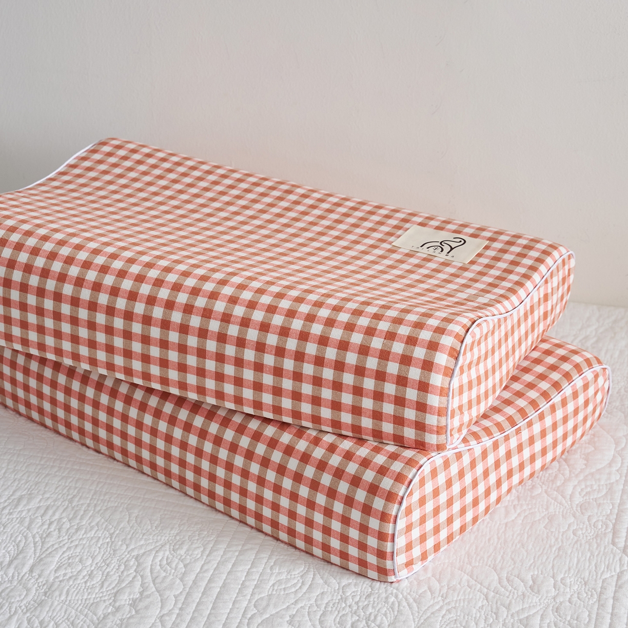 91家纺网 家纺一手货源 找家纺 乐可 2025新款全棉纯棉水洗棉乳胶枕护颈枕平面颗粒成人学生枕头枕芯 水洗棉乳胶枕-粉色【成人】